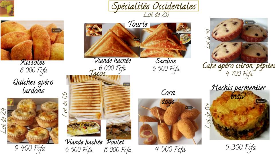 Spécialités Occidentales